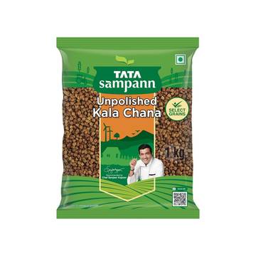 Tata Sampann Unpolished Kala Chana (Black, Brown)